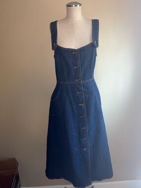 Vintage/Rare Kumar Bros. Of. Manchester Denim dress 13/14